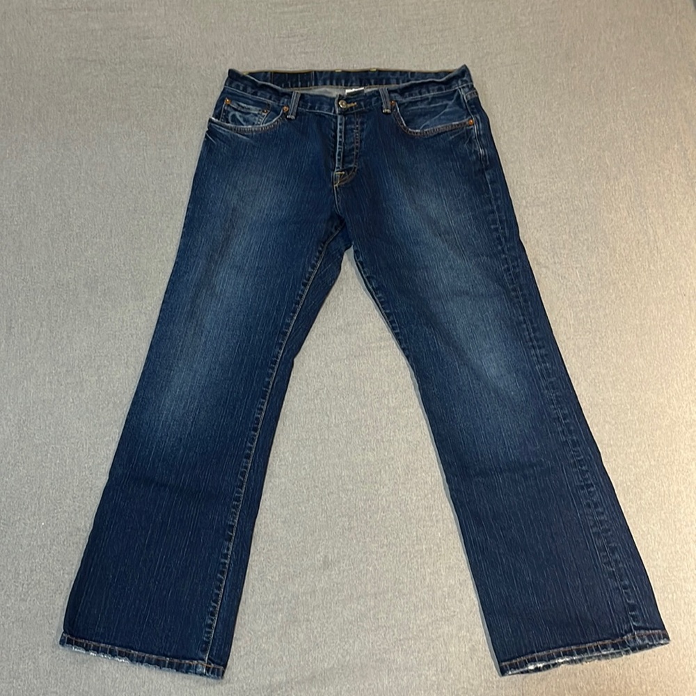 Lucky Brand Mens Slim Bootleg Blue Jeans Size 34